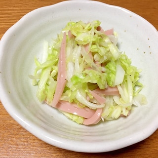 魚肉ソーセージとキャベツと玉ねぎのさっぱり漬け